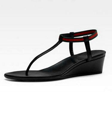 gucci areia thong wedge sandals|Gucci Sandals for Women .